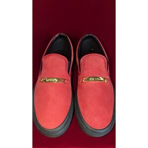 NEW Womens Vans Classic Slip-On ID Chili Pepper Red Slipper Sneaker Shoes Sz 9.0